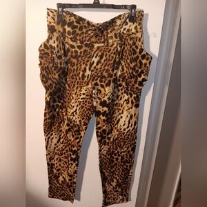 Leopard Print Women's Pants